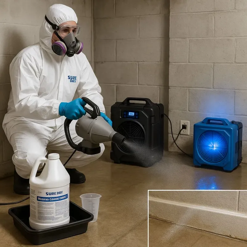 Sanitization and Odor Removal process in Cortland, NY